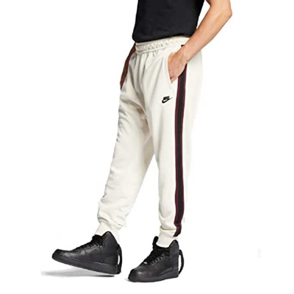 Nike | Pants | Nike Sportswear Nwt Mens Light Creamnight Maroonwhite Black  Joggers Size M | Poshmark